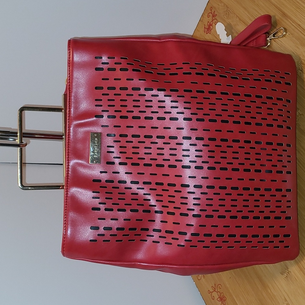 Bebe red crossbody